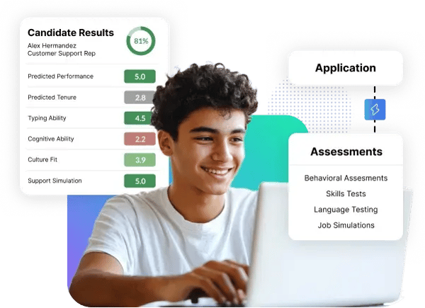 Journeyfront pre-employment assessment dashboard