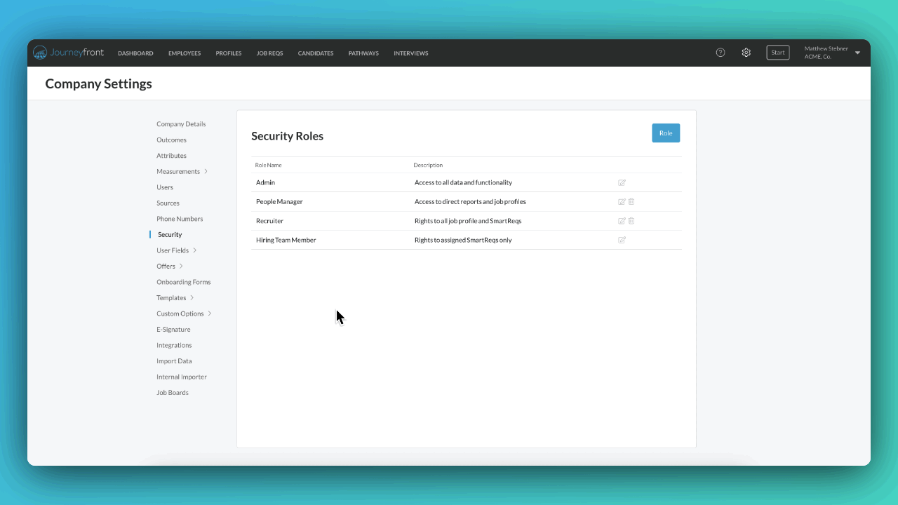 Animated demonstration of product releases and updates feature