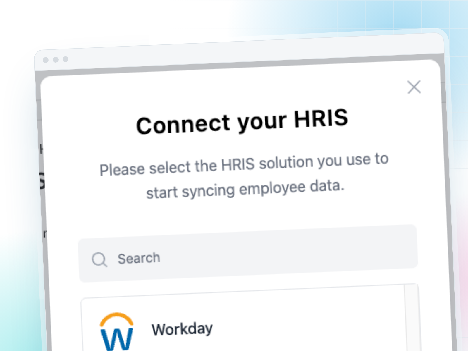 HRIS Integration in Journeyfront