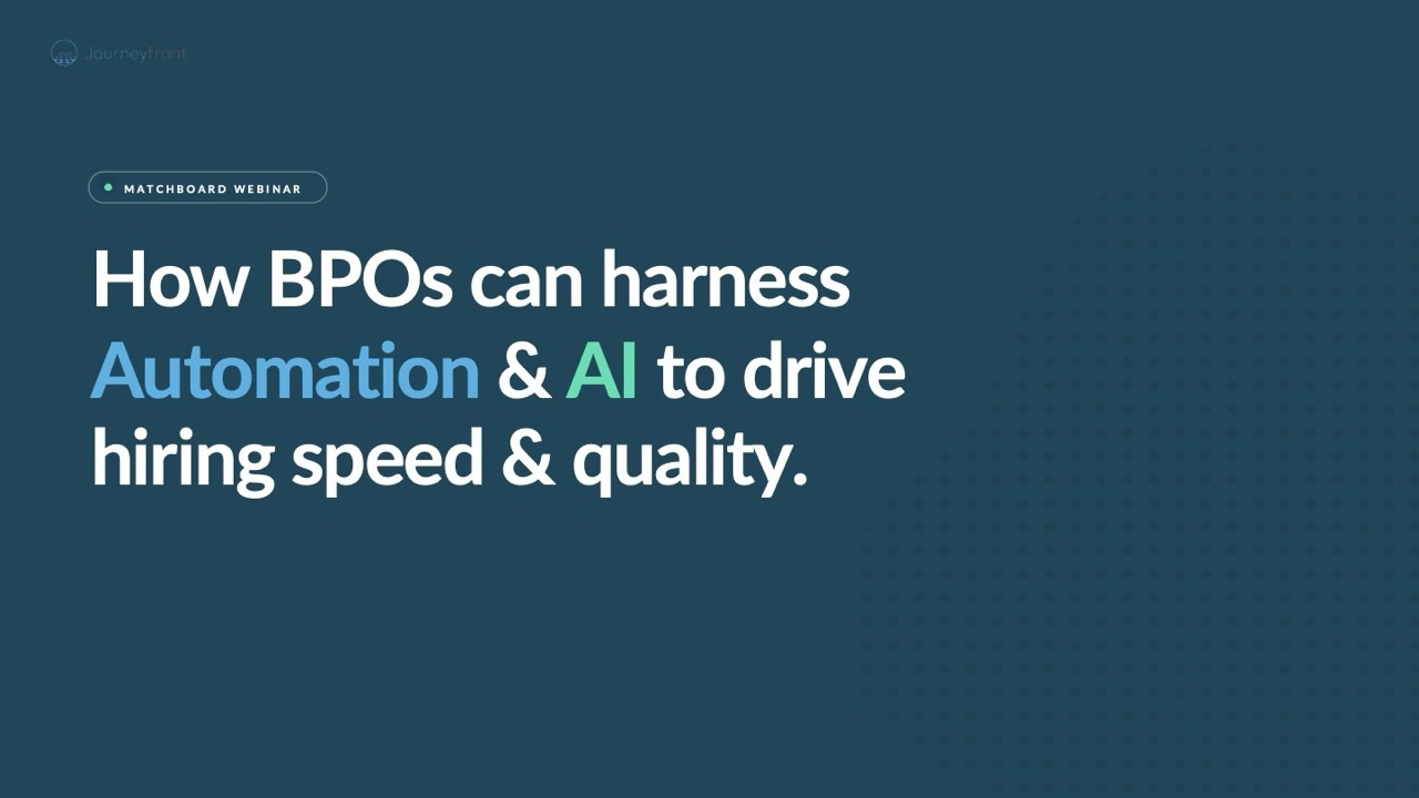 How BPOs Can Harness Automation & AI to Drive Hiring Speed and Quality